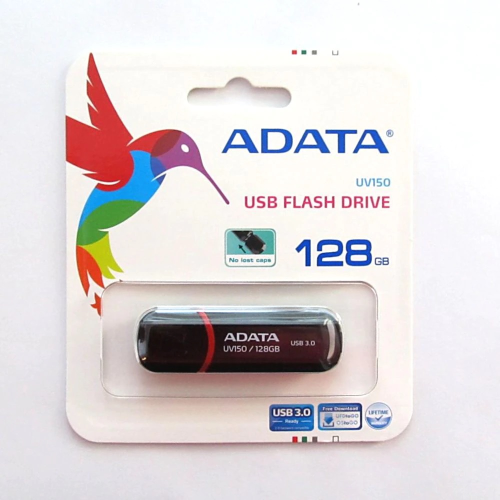 FLASH DRIVE 128GB ADATA AUV150-128G-RBK - nou