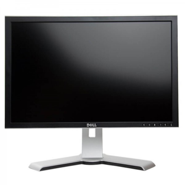 MONITOR 24” TFT DELL 2408WFP CU STAND METALIC