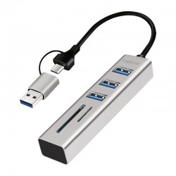 Hub Usb 3 Porturi + Card Reader LOGILINK UA0445